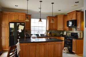 Natural Cherry Custom Cabinets